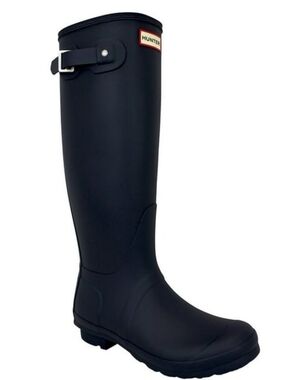 Hunter Women's Tall Original Rain Boot - Black